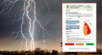 Amber Advisory Issued for Severe Lightning
